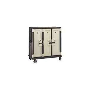  Meal Delivery Cart, Tall Profile, 3 Doors, 3 Compartments 