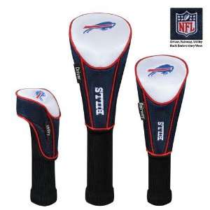  Bills NFL Nylon Headcovers (set of 3) (Driver, Fairway, Utility 