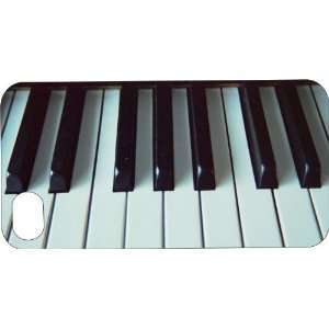  Black Hard Plastic Case Custom Designed Pretty Piano Keys 