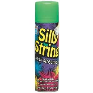  Green Silly String, Made in USA  3 oz. Health & Personal 