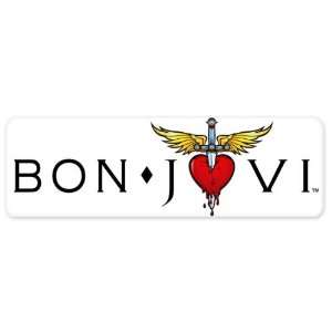  Bon Jovi rock music sticker decal 7 x 2 Everything Else