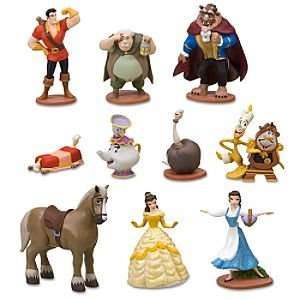   Deluxe Beauty and the Beast Figure Play Set    10 Pc.: Toys & Games