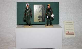 Frontline Figures 1/32   F 14 Crew 2 Figure Metal Figures Set ~ SHIPS 