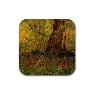  Undergrowth 2 By Vincent Van Gogh Square Coasters Office 