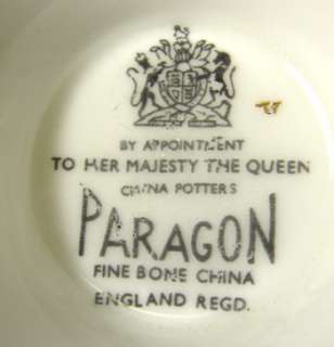 Vintage Paragon Bone China Tea Cup & Saucer, Roses  