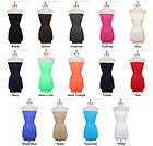 Sexy Seamless Stretchable Tunic Tube Tank Top Dress ONE SIZE VARIOUS 