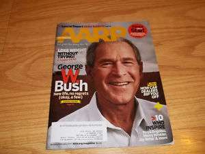 George W. Bush AARP January / February 2011 Magazine  