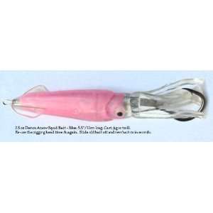  2.5 oz Arrow Squid Bait 5.5   Hot pink. Re usable rigging 