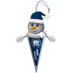  Pack of 3 NCAA Connecticut Huskies Lighted Snowman Pennant 