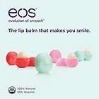 EOS Organic Smooth Sphere Lip Balm 6 Pack 2 each Summer fruit,mint 