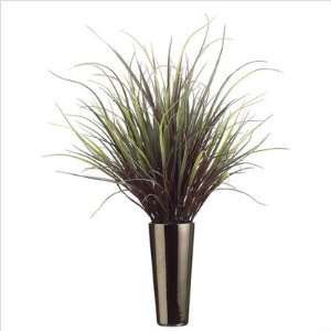  Yucca Grass in Tall Ceramic Vase Faux Plant