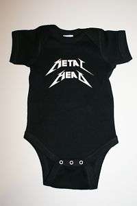 Funny Cute Punk Rock Baby Infant Onesie  METAL HEAD  