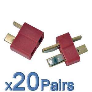 20 Pairs Deans ultra T plug Connector f RC battery TM03  