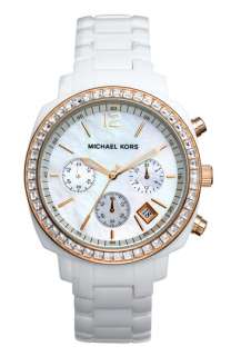 Michael Kors Ladies Chronograph Resin Bracelet Watch  