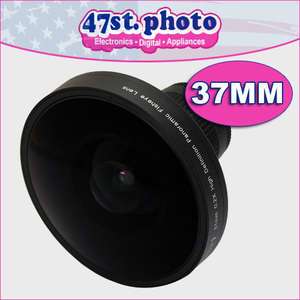Opteka 37mm 0.2X HD Vortex Fisheye Lens for Camcorders  