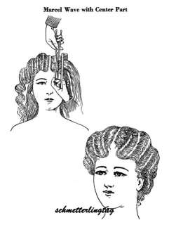 Flapper Hairstyle Book LONG & Short Hairstyles How 1924  