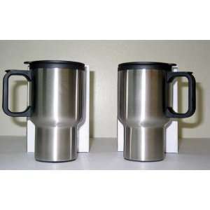   Stainless Steel 14oz TRAVEL MUG (by the case 24 pcs)