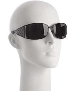 Gucci black wire frame cutout GG sunglasses  