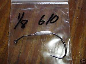 25 1/8oz Weighted Hooks on 6/0 Mustad UltraPoint Hooks  