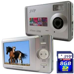SVP Xhtinn 1056Bu 10MP Max. Digital Camera with 2.5 LCD (SVP 8GB SDHC 
