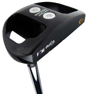 New Ray Cook Golf Super Gyro Black #2 Heel Shafted Belly Putter 43 
