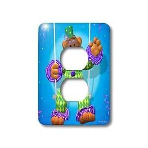BK Dinky Bears Cartoon Clowns   Clown on Trapeze   Light Switch Covers 