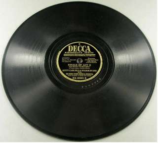   Merry Widow 78 RPM Decca 6 Record LP Set DA 364 Kitty Carlisle  