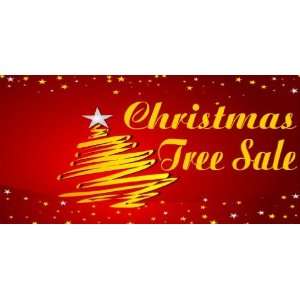  3x6 Vinyl Banner   Christmas Tree Sale 