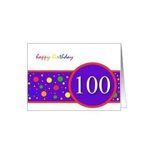  Happy Birthday 100th Card: Toys & Games