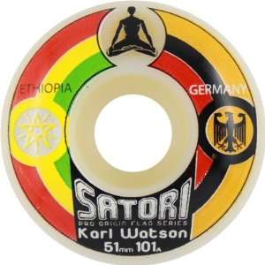 Satori Watson Origin Flag 51mm 101a Skate Wheels  Sports 