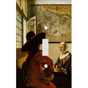 Johannes Vermeer Solider and Laughing Girl Decorative Switchplate 