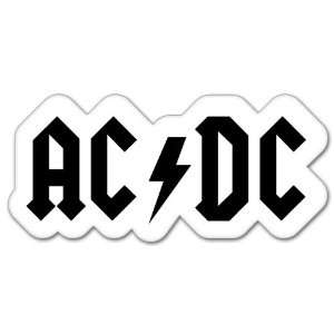  ACDC AC/DC music rock band sticker 6 x 3 Everything 