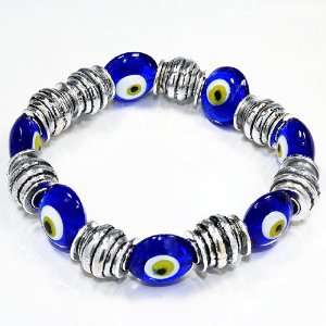  Evil Eye Glass Beads Bracelet [Jewelry]: Jewelry