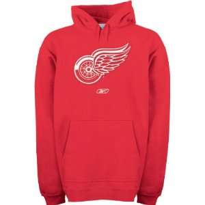  Detroit Red Wings Official Logo Patch Hooded Fleece 