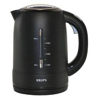 KRUPS FLF2J4 Cordless Electric Kettle in Stainless Steel, Silver and 