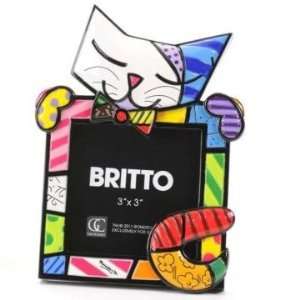  Romero Britto Sugar Cat Picture Frame: Home & Kitchen