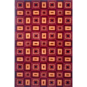 Momeni New Wave NW 53 Red 2 6 x 8 0 Runner Area Rug 