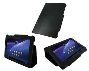 Black Ultra Slim Leather Case for Toshiba Thrive 10.1  