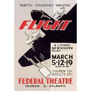  Childrens Theatre Presents Flight 20X30 Canvas