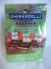 50 count Ghirardelli Dark Chocolate Squares Fruit Chocolate Medley 
