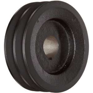 Martin 2AK44 1 FHP Sheave BS, 3L/4L or A Belt Section, 2 Grooves, 1 