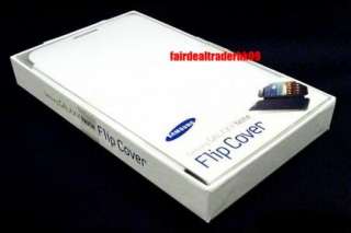 Genuine Samsung Galaxy Note Flip Cover Case N7000 i9220 White  
