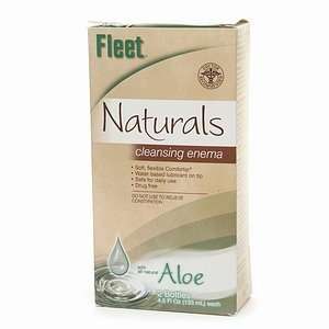 Fleet Naturals Cleansing Enema with Aloe, Twin Pack 9 fl oz (Quantity 