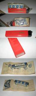 PEZ early 1950s PEZ BOX 1 flower French ad regular MIP  
