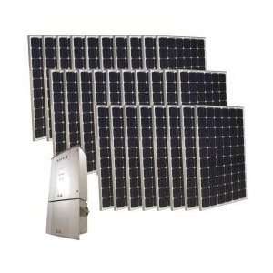   Solar 7,000 Watt Monocrystalline PV Grid Tied Solar Power Kit: Home