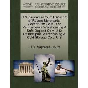  U.S. Supreme Court Transcript of Record Merchants Warehouse 
