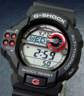 CASIO GSHOCK ALTIMETER THERMOMETER WATCH GDF100 1A  