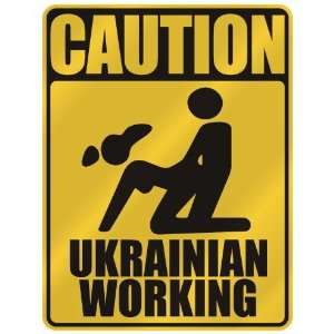   CAUTION  UKRAINIAN WORKING  PARKING SIGN UKRAINE