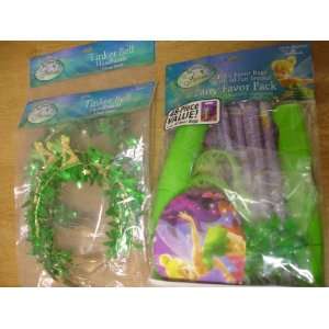   Party Favor Pack PLUS 2 packs Tinkerbell Headbands: Everything Else