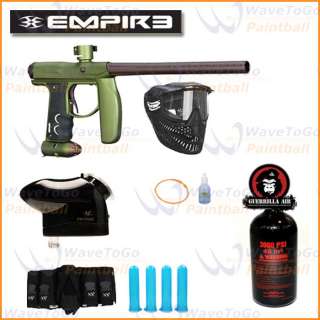   Axe Dust Olive Paintball Marker EYE Force Nxe Guerrilla Air N2 Combo
